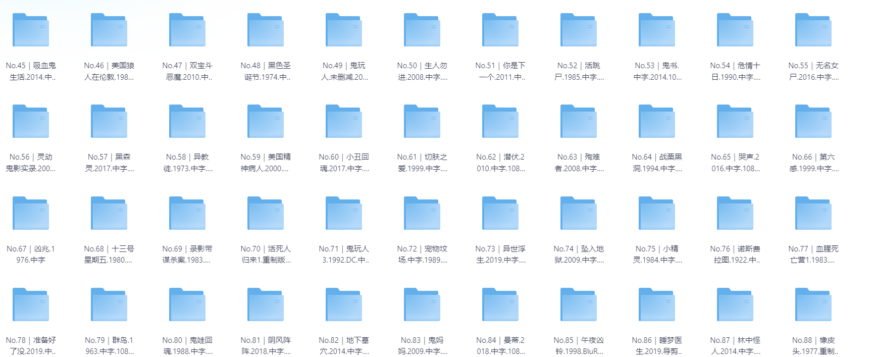 【合集】[权威机构Reddit评选历史最佳恐怖片TOP100][WEB-MKV/461G][中文字幕][1080P]-资源汇